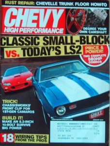 CHEVY HIGH PERFORMANCE 2007 JAN - MOUSE v LS2, PAINLESS*